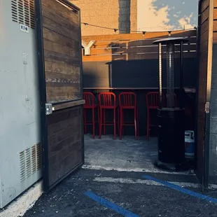 Entrance to the speak easy