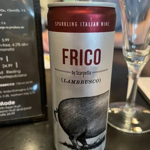 Lambrusco in a can!