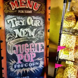 Selling some awesome new popcorn