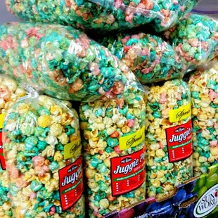 a display of a variety of treats