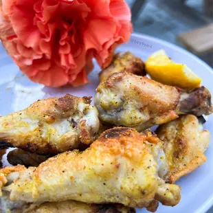 Wood Fired Curry Lemon Pepper Wings