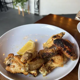 Curry lemon pepper wings
