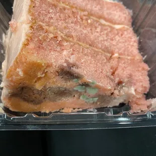 Moldy strawberry cake