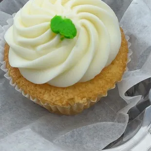 Key lime cupcake