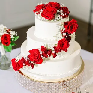 a wedding cake