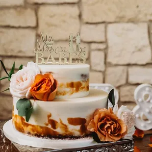 a wedding cake