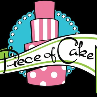 a piece of cake with a ribbon around it