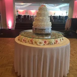 Actual cake at reception!!!