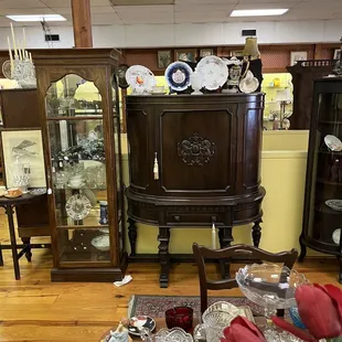 Most unusual piece! At one time it held china!