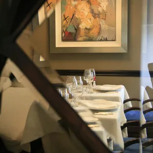 Inside the restaurant