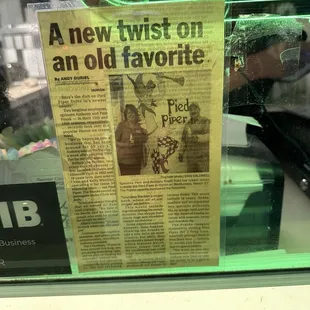 News story about the owners!