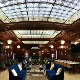 the interior of a restaurant