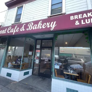 Outside of restaurant