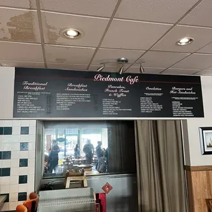 Food menu as of 11/21/22