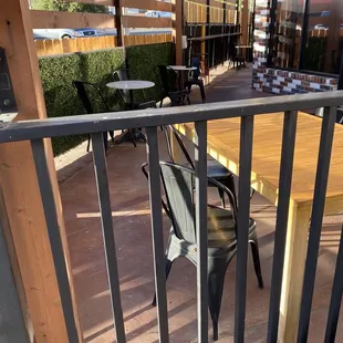 Outside seating provided