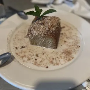 Vegan passionfruit tres leche