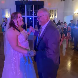 Dancing inside the hall