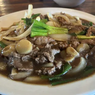 Mongolian Beef is delicious