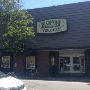 Piedmont Grocery Co storefront.