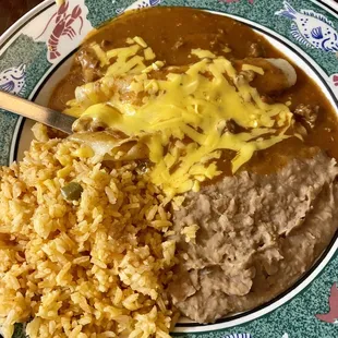Cheese enchiladas