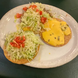 Tostadas plate