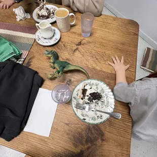 Coffee and some of their pie