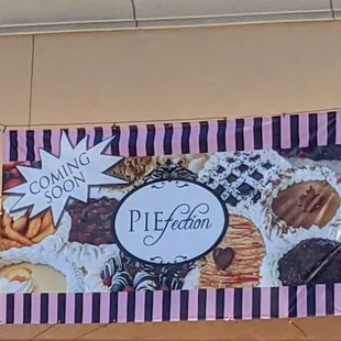a sign for piefection