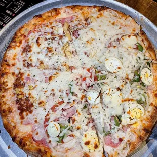 Hawaiian Pizza and Portuguese Pizza