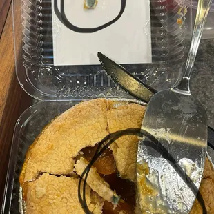 The mold that I found under the crust!