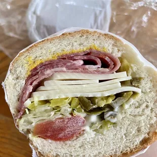 Michel Angelo - extra cheese w/ pepperoncinis &amp; jalapeños.