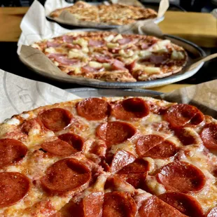 Build your own Custom Pizza or keep it classic with pepperoni!