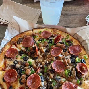 Combination pizza