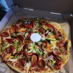pizza, food