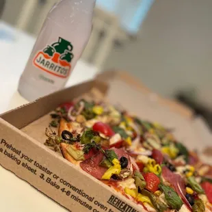 Yummy! Custom pizza!