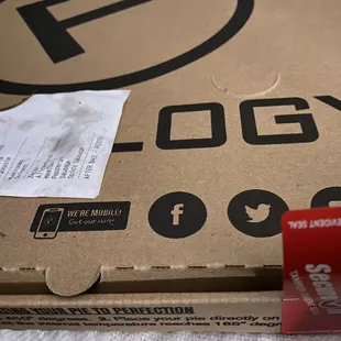 Tamper seal rendered useless. Nasty receipt.