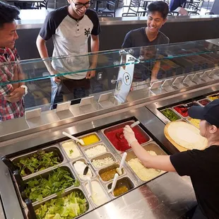sushi and sashimi, interior