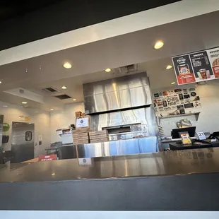 Workers were in the back not even in the front so we had to wait a good amount of time to even ask them for help to fix the problem