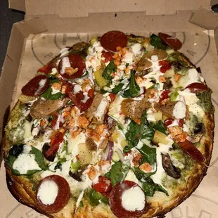 Make your own pizza - pierise crust