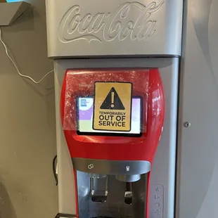 No fountain drinks