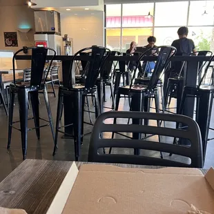 I come in. No clients just workers sitting around. 1 person only in the kitchen!!!