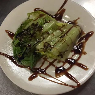 Grilled romaine hearts