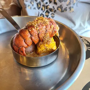 a lobster on a plate