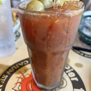 Cajun Mary sans the crawfish