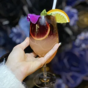 Sake sangria - MUST TRY!!! it&apos;s not sweet!