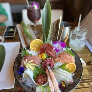 food, sashimi, sushi and sashimi, sushi