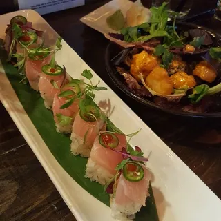 Yellowtail Serrano Roll