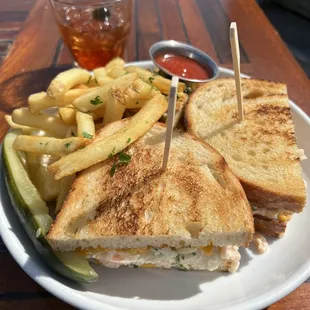 Crab and Shrimp Sandwich