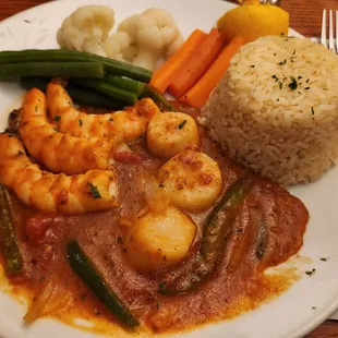 Cajun Shrimp &amp; Scallops