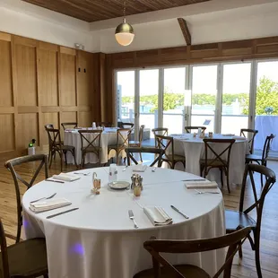 a table set for a wedding reception