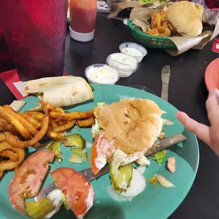 food, fish and chips